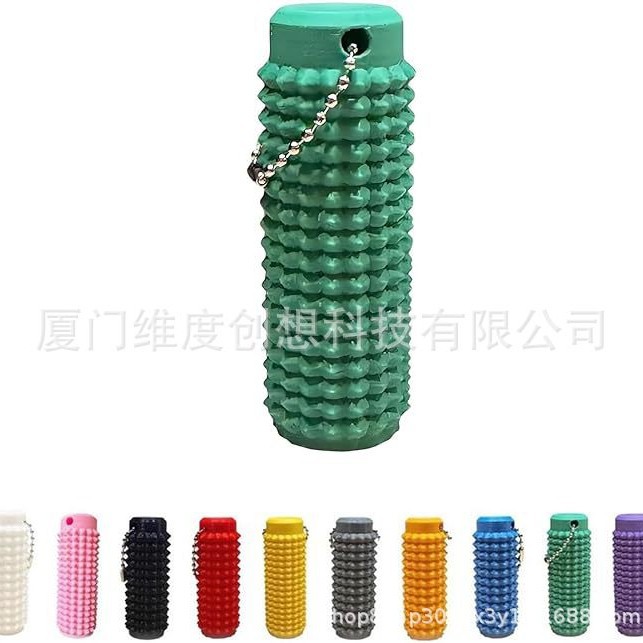 Transfronterizo nuevo Spiky Grippie Stim Keychain llavero portátil de masaje de descompresión de la punta del dedo