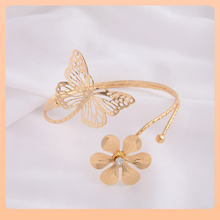 Exaggerated Curtain Straps, Simple and Personalized, European and American Flower Opening, Butterfly Launches Curtain Buckle, Metal Batch, Accessible Luxury Cross W18