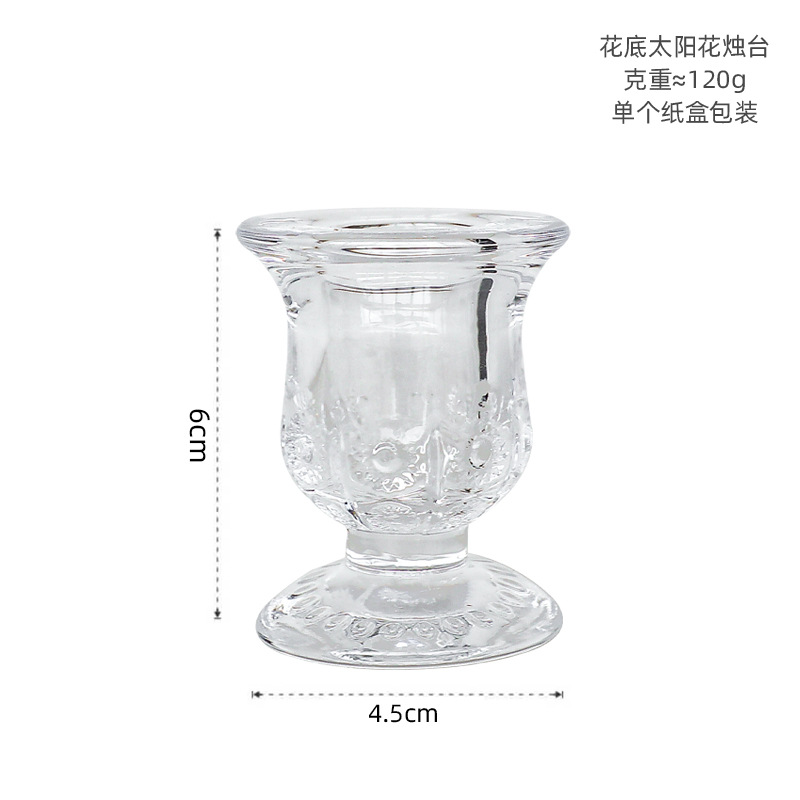 Vintage candelabro de cristal decoración soporte la vela Mesa aromaterapia hogar cena con velas apoyos atmósfera romántica diseño