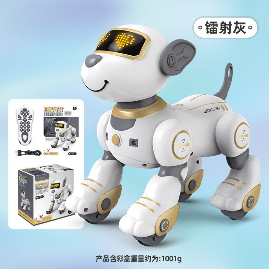 SuBo BG1533 truco mascota perro eléctrico de control remoto modelo de juguete gesto inducción seguir dump robot perro