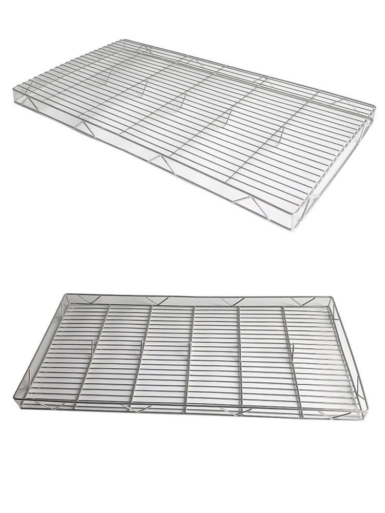 Стойка для свинины из нержавеющей стали 304, утолщенная витрина, двухслойная охлаждающая стойка, рыночный ларек, стойка для мяса, барбекю