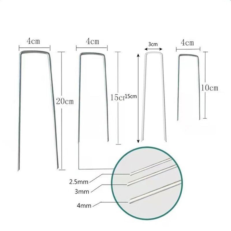 Torpaq örtüyü və aqrotkan üçün U formalı metal dirək
