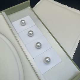 12-13mm天然海水南洋珍珠正圆几乎无瑕镜面强光散珠可diy项链耳环