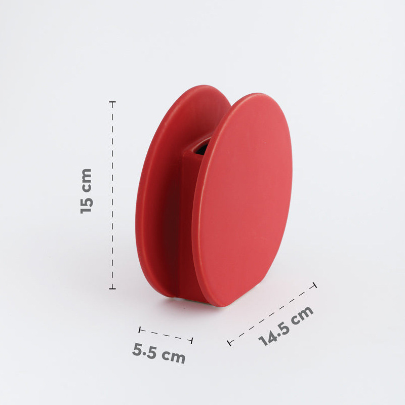 Nordic creativo geométrico florero hogar sala de estar TV gabinete cerámica arreglo floral Decoración brillante rojo decoraciones Año Nuevo