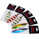 6 Colors Metal Jigging Spoon Fishing Lures Bass Walleye Perch Fresh Water Fishing Lure