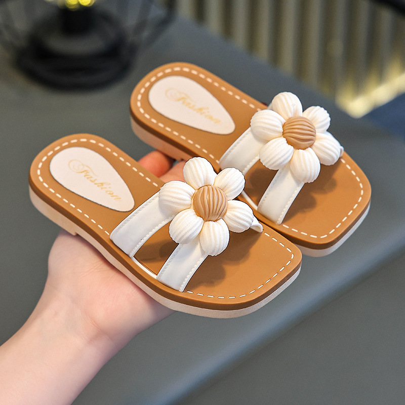 Girls Slippers Summer New 2025 Indoor Non-Slip Princess Shoes Kidsren's Slippers Girls Fashion Baby Slippers