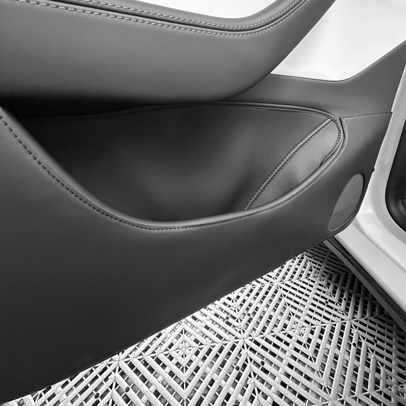 Suitable for the Updated Version of Tesla Model Y: Rear Seat Anti-Kick Pad, Rear Seat Protective Cover, Front Backrest Interior Modification