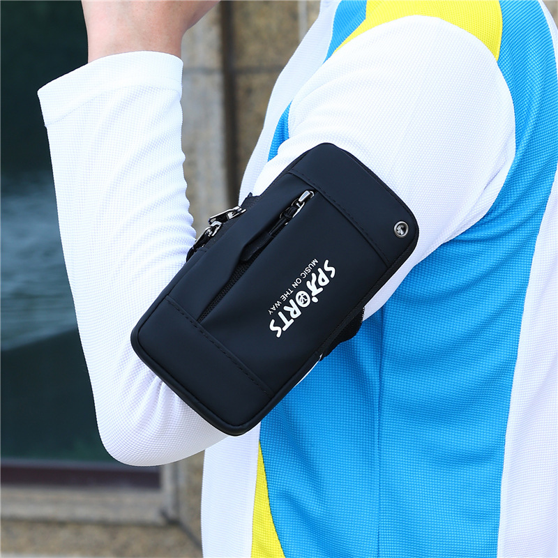 Nueva bolsa de carrera multifuncional simple bolsa de cambio portátil bolsa de teléfono móvil bolsa de brazo de bicicleta deportiva al aire libre