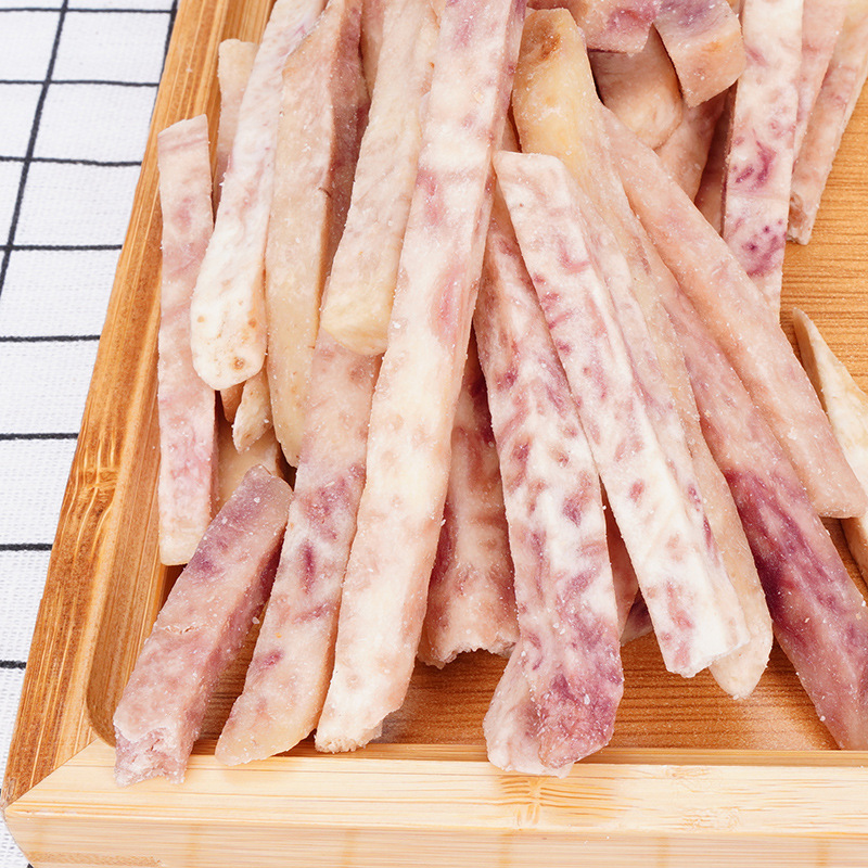 Yutou Tou 500g Liupu Original Crispy Taro Snacks, No Dry Taro Shreds, Taro Pieces, Oil-Free Non-Fried Snacks for Pregnant Women