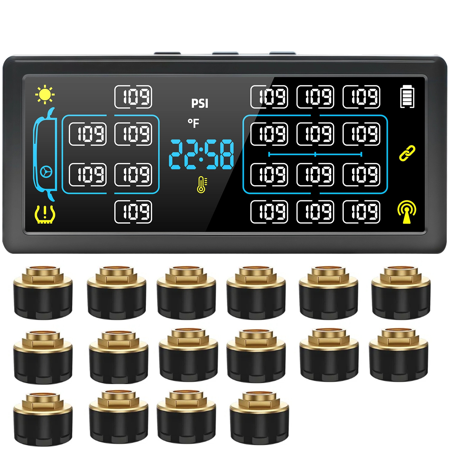 T19 4-Wheel to 18-Wheel Optional Truck, Passenger Car, Trailer, Rv Trailer, Bus, Large Truck Monitoring System