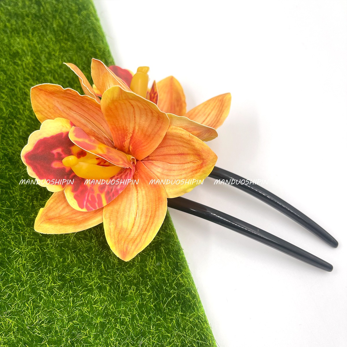 30g Weight Hair Sticks, Hair Tie, Insert comb Hair Accessories Type 1 Piece Quantity Holiday, Tea Party Occasion Cloth Material Flower Pattern All Seasons Season Women's Gender Pastoral Style Pastoral Women's Flower Cloth Hair Sticks Hair Tie Insert Comb 22