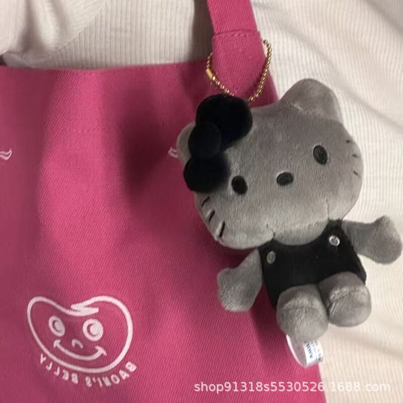 网红可爱萌kt猫挂件毛绒玩具公仔小猫咪包包挂饰钥匙扣布娃娃玩偶|undefined