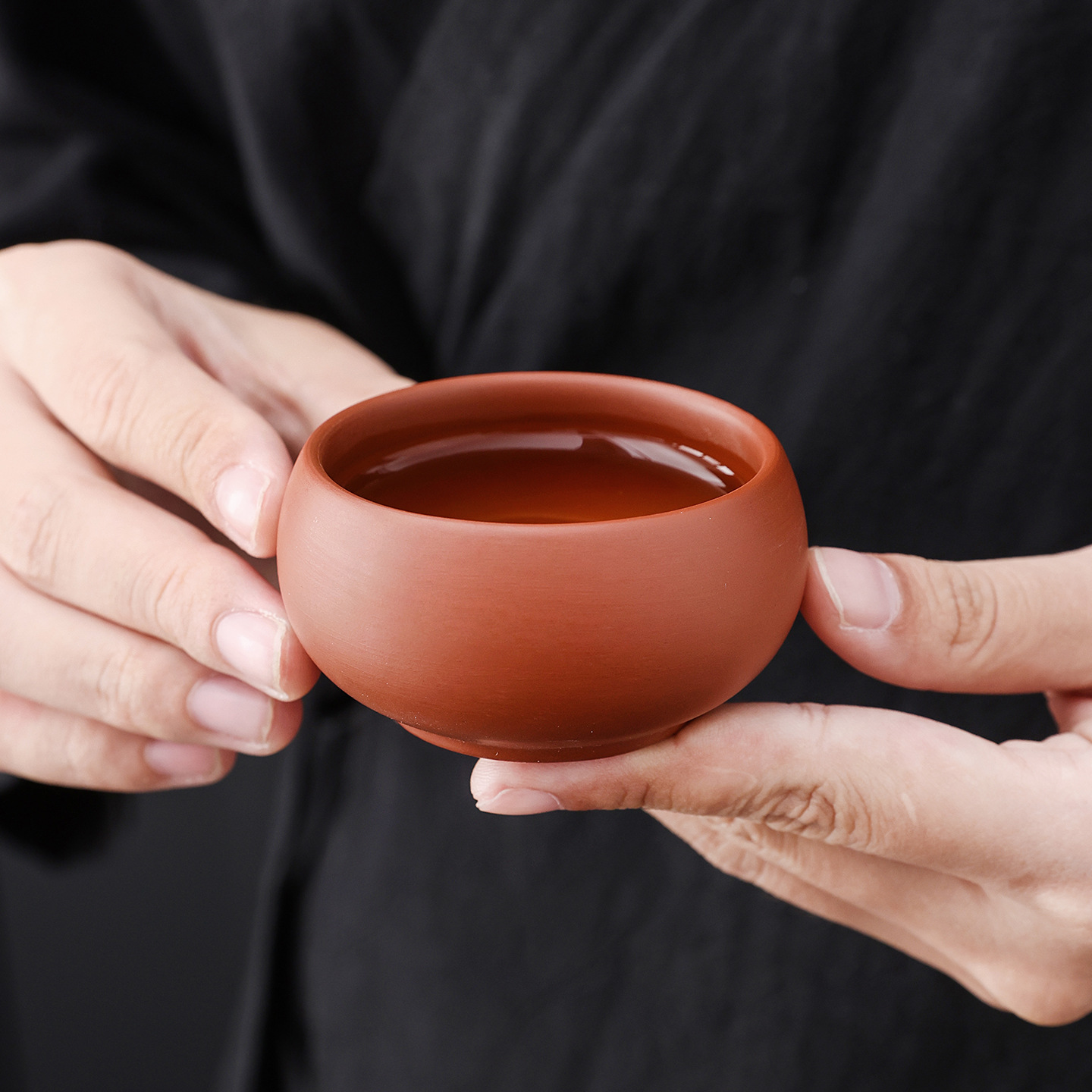 茶具套装紫砂杯中式小茶杯紫砂套组专用陶瓷杯茶碗杯子