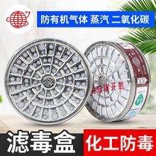 正品地球牌2001-3滤毒盒活性碳2001防毒面具配件滤盒喷漆异味农药