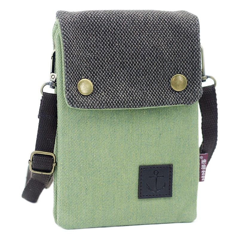Cross-Border Supply Denim Phone Bag, Cross-Body Handbag, European and American Simple Gender-Neutral Style Small Bag for Men and Women