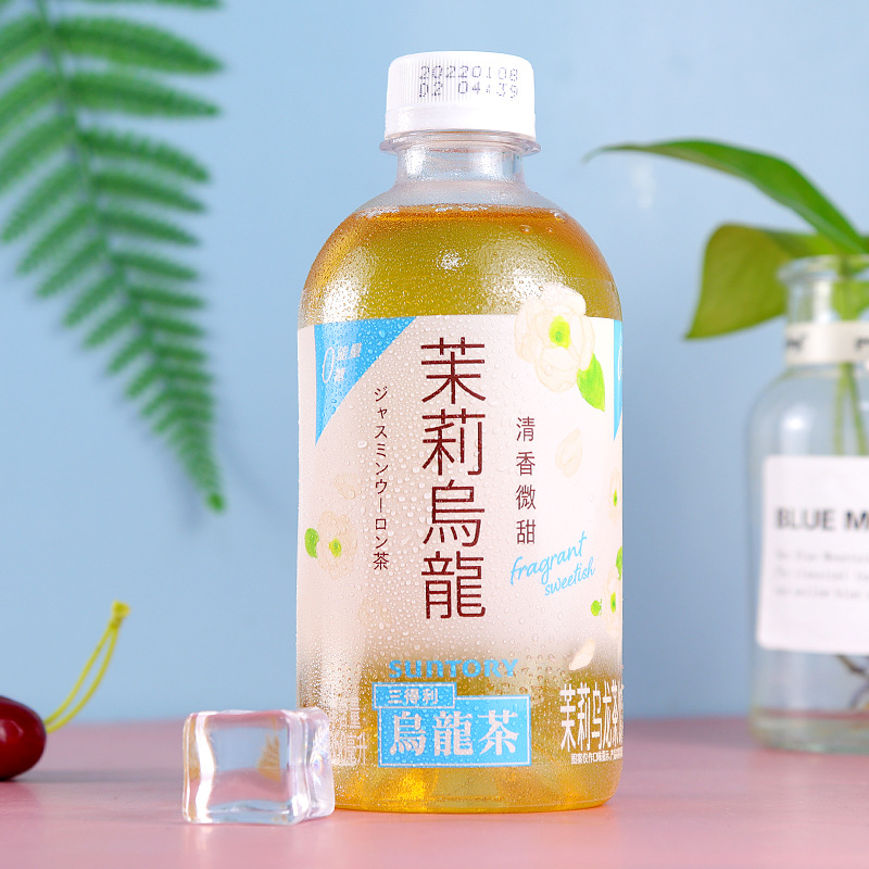 Suntory Three Distilleries Jasmine Oolong Tea Beverage 350ml*24 Bottle Pack 0 Fat Aromatic Light Sweet Tea Drink