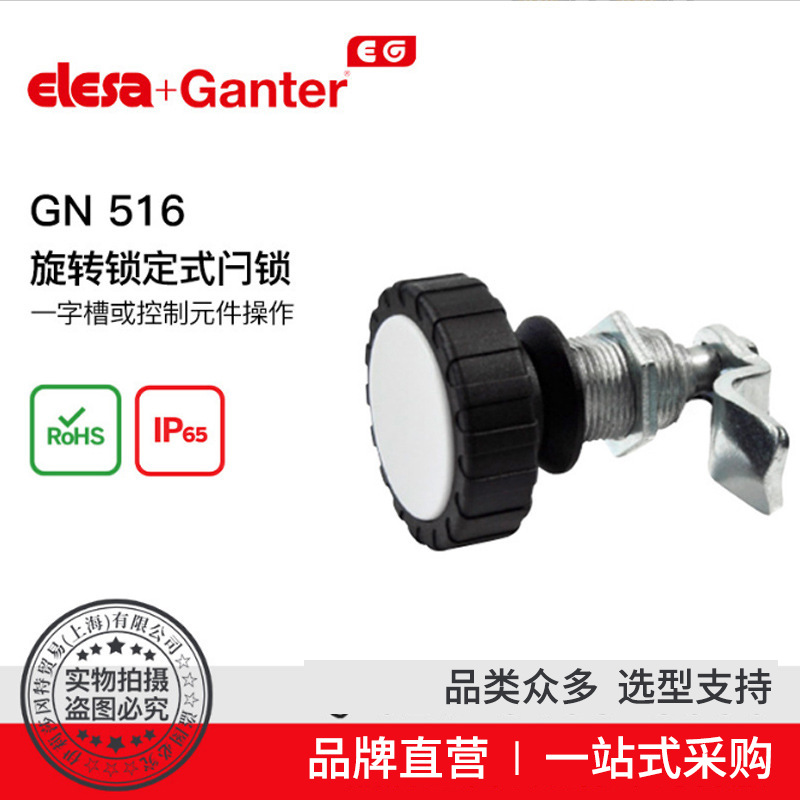 Elesa Ganter伊莉莎冈特 GN 516 旋转锁定式闩锁 一字槽(2)