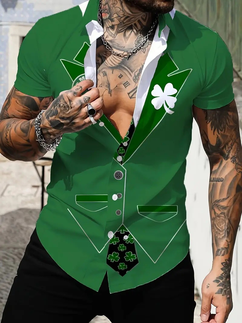 2024 verano nuevos hombres jóvenes vitalidad estilo universitario tendencia camisa de manga corta casual diaria coreana MB1