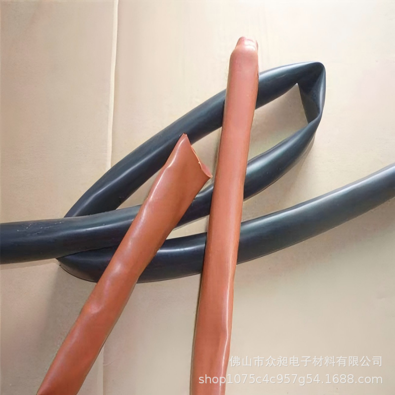 高温柔软高温200度硅胶热缩管硅橡胶白色热缩管硅胶高温彩色热