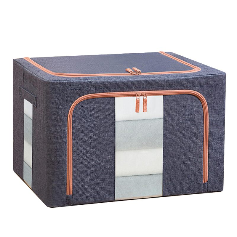 Cross-Border Large Blanket Clothing Organizer Storage Container Bedding Quilt Clothes Stackable Folding Storage Box Cross-Border Large Blanket Clothing Organizer Storage Container Bedding Quilt Clothes Stackable Folding Storage Box