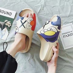 New Large Men's Slippers Summer Outdoor Wear Personality Trend Gear Sole Anti-Slip Wear-Resistant Thick Sole Coconut Cool Slippers For Men