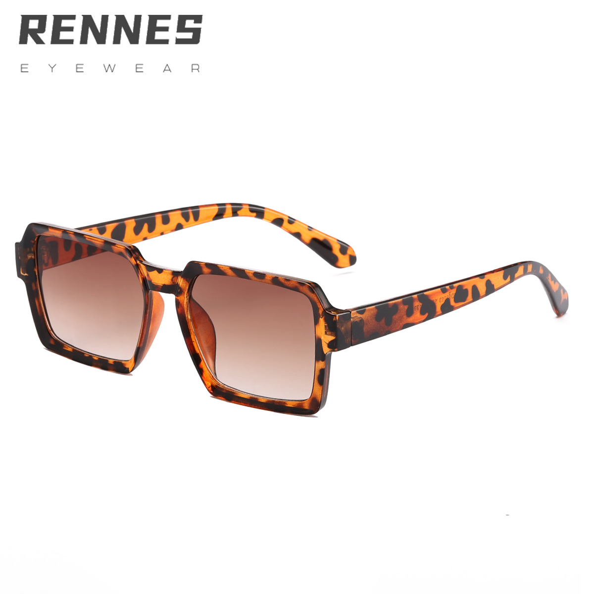 2021 nuevo europeo y americano transfronterizo retro simple polígono gafas de sol ins leche té color personalidad Internet celebridad gafas de sol moda