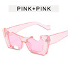 Tide, sunglasses, trend glasses solar-powered hip-hop style, cat's eye, 2023 collection, European style