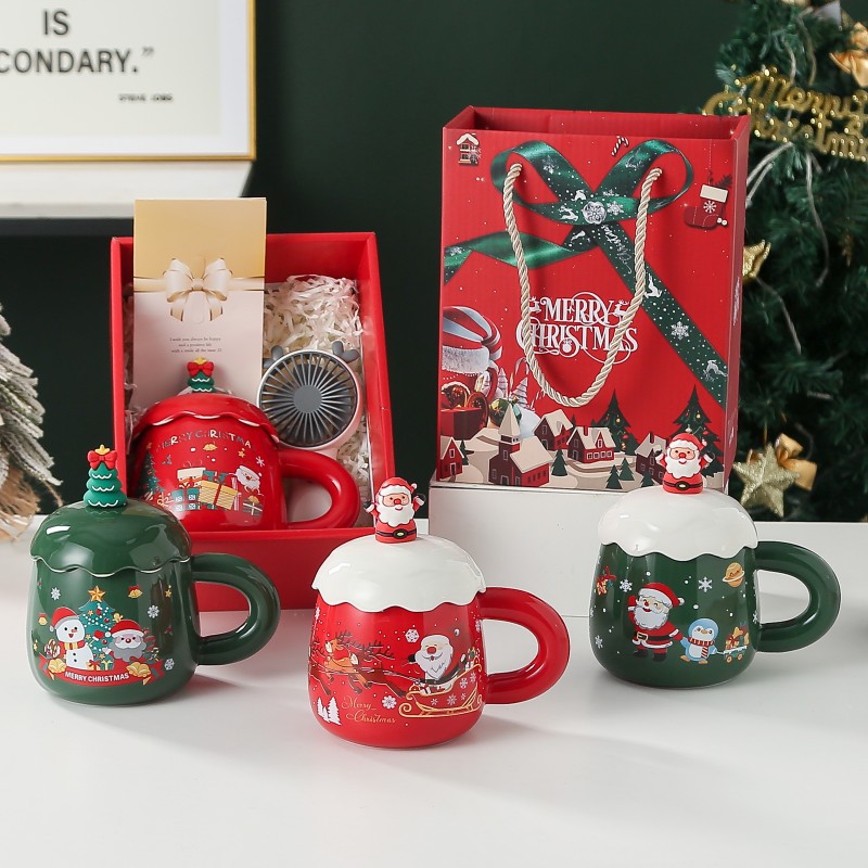 싱글 컵 + 카드 + 팬 선물 상자 (패턴 노트 또는 무작위 배달)