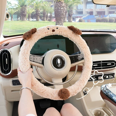 Steering wheel cover – car steering wheel cover plush