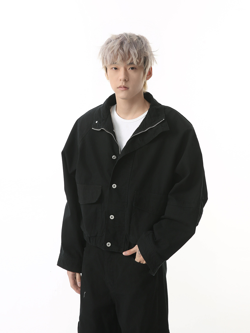 MTLCLOTHES Hombres| Calle americana chaqueta de moda pantalones pantalones de caviar jeans casual