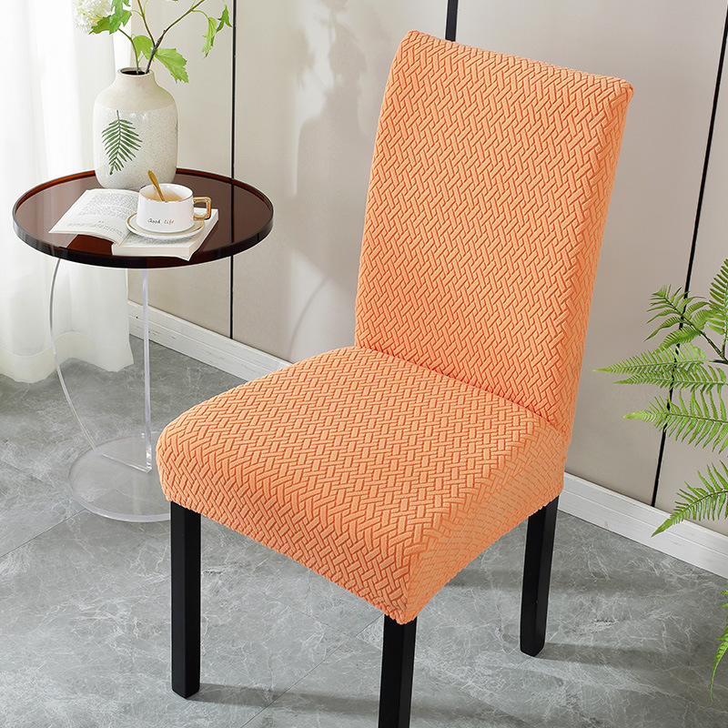 Hotel restaurante simple cuatro estaciones silla general mesa de comedor silla taburete cubierta respaldo todo incluido cubierta protectora elástica