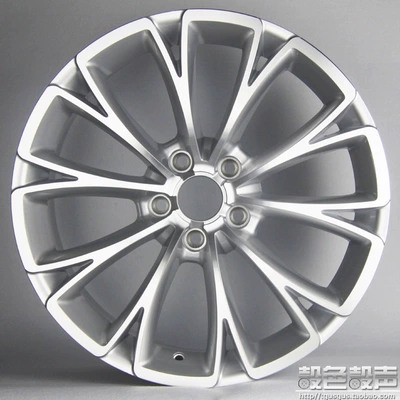 Hub – 16-inch forged wheels - 17x75j-floral-pattern-silver-base