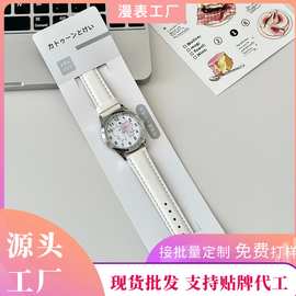 厂家直销新款卡通手表儿童手表石英表外贸爆款大表盘学生女腕表