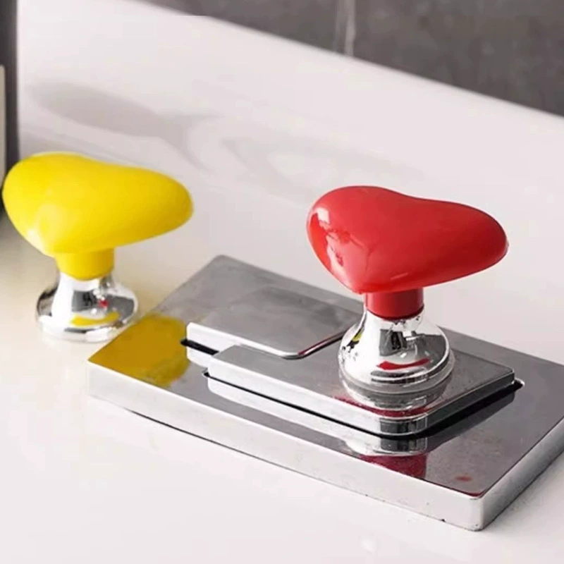 Туалет нажимает на компрессор для ванной креативная кнопка для унитаза в форме сердца