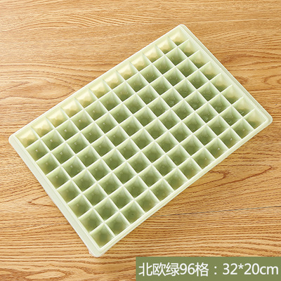 96 rejilla 60 rejilla grande diamante cubo de hielo molde caja de hielo diamante Smoothie creativo molde de cubo de hielo cuadrado caja de cubo de hielo