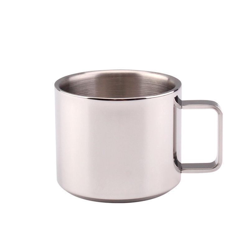 COOKONE18 / 10 acero inoxidable engrosado de un solo mango taza de agua para niños jardín de infantes taza de agua fría engrosada café con leche