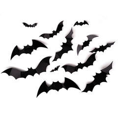 2023 工場直販 3D 立体発光コウモリ多関節折りたたみクモ黒ハロウィンコウモリウォールステッカー