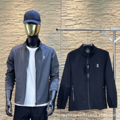 潮牌 ON昂跑立领户外软壳夹克外套男女透气防风休闲压胶高端时尚