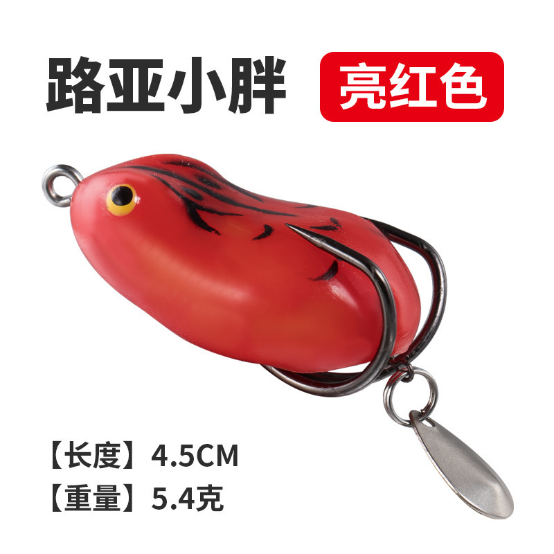 新型のウサギのカエルの路亜の偽の餌のスパンコールの双フックの雷のカエルの毒のヒキガエルの改造フックの屋外の釣りの偽の餌の卸売り|undefined