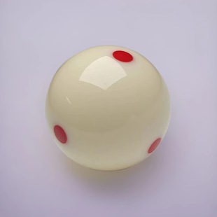 Six-Point Red Billiard Cue Ball Crystal White Ball Snooker Black Eight Competition Training Ball Single Bulk High Elastic Ball