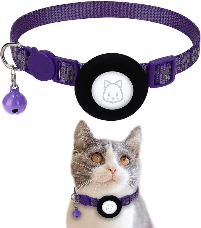 Funda protectora Airtag aplicable Funda de silicona explosiva de Amazon Collar para gatos Hebilla de seguridad Collar para gatos Collar para mascotas