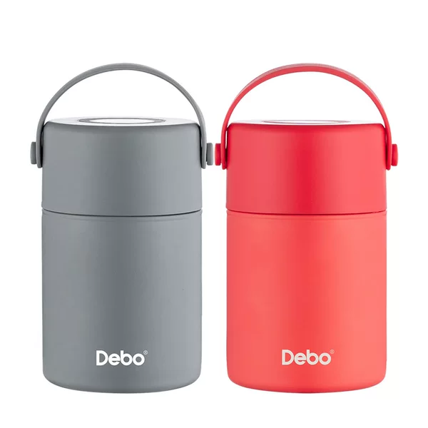Debo Stainless Steel Braised Pot Thermos Large Capacity Thermal Insulation Lunch Box Student Portable Braised Beaker