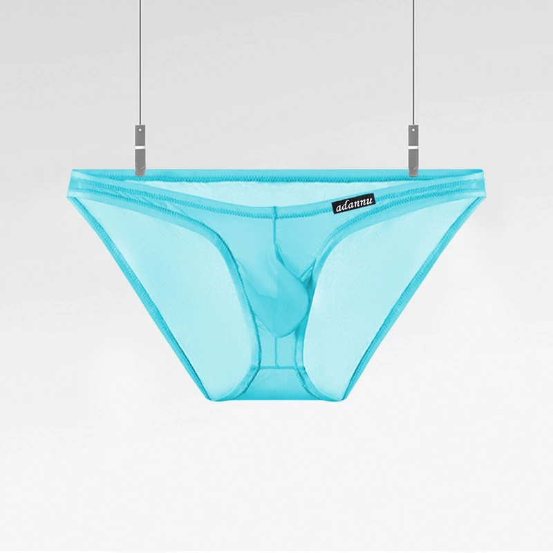 TEMU светлая, прозрачное нижнее белье sexy низкая талия дымчатые штаны дышащие стимуляторы булка мешок AD782