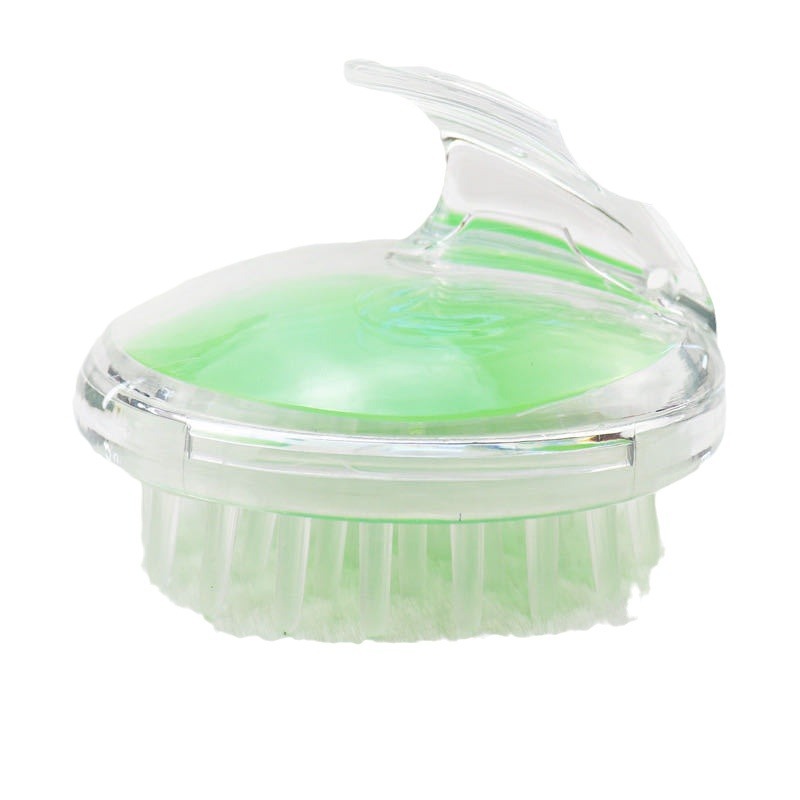 Cristal transparente lavado de cabello cepillo de cabello cepillo de cabello masaje cepillo de baño silicona meridiano champú masaje peine