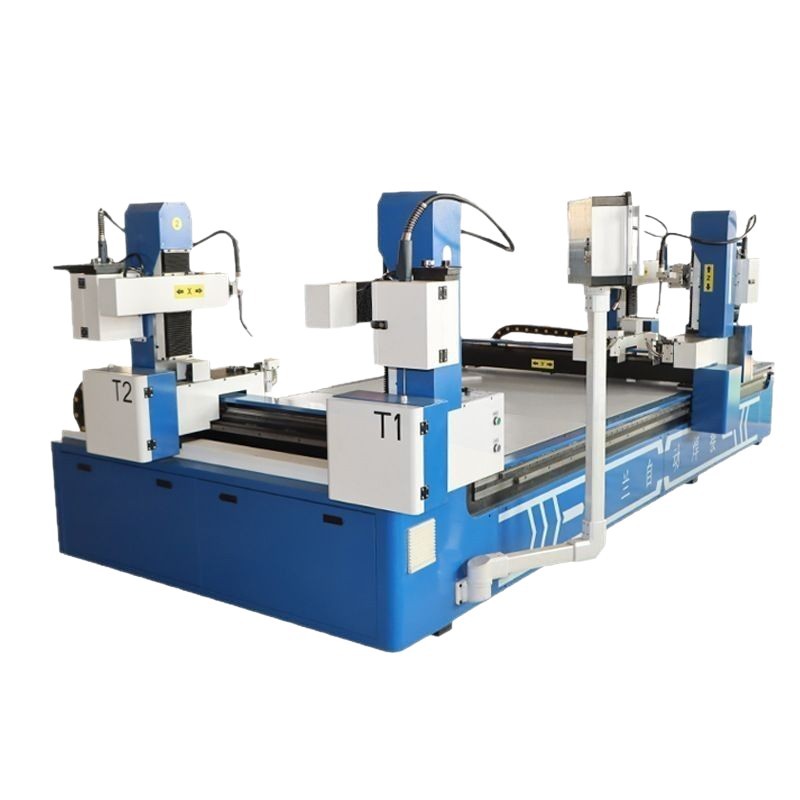 Four-Gun Angle Iron Flange Welding Machine, Automatic Angle Iron Flange Welding Machine for Subway Ventilation and Building Ventilation