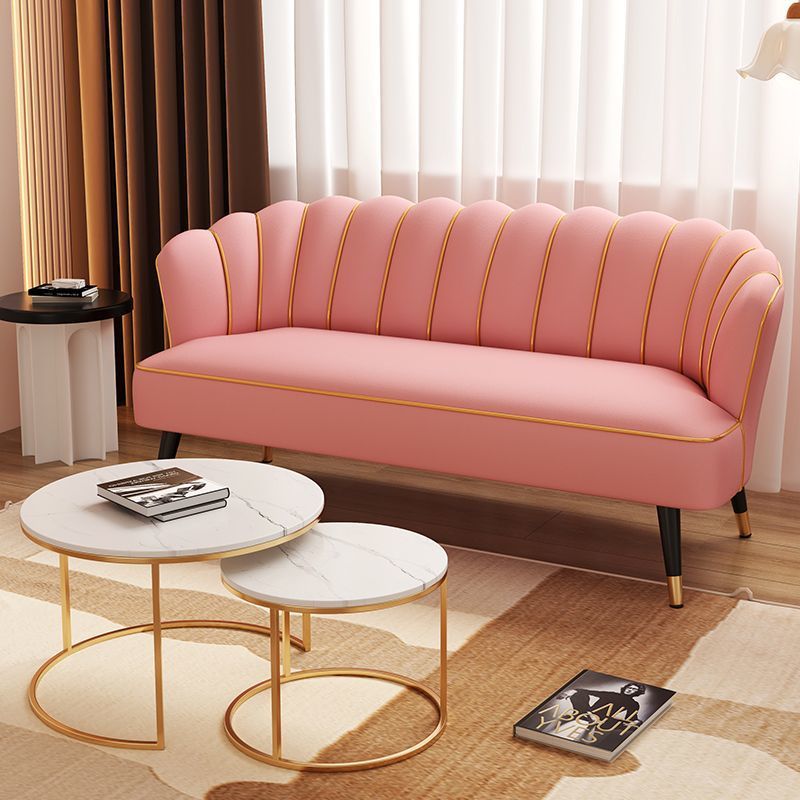 Casa de alquiler pequeña sala de estar red tienda de ropa sofá dormitorio tienda de té de leche salón de belleza sofá área de descanso lujoso