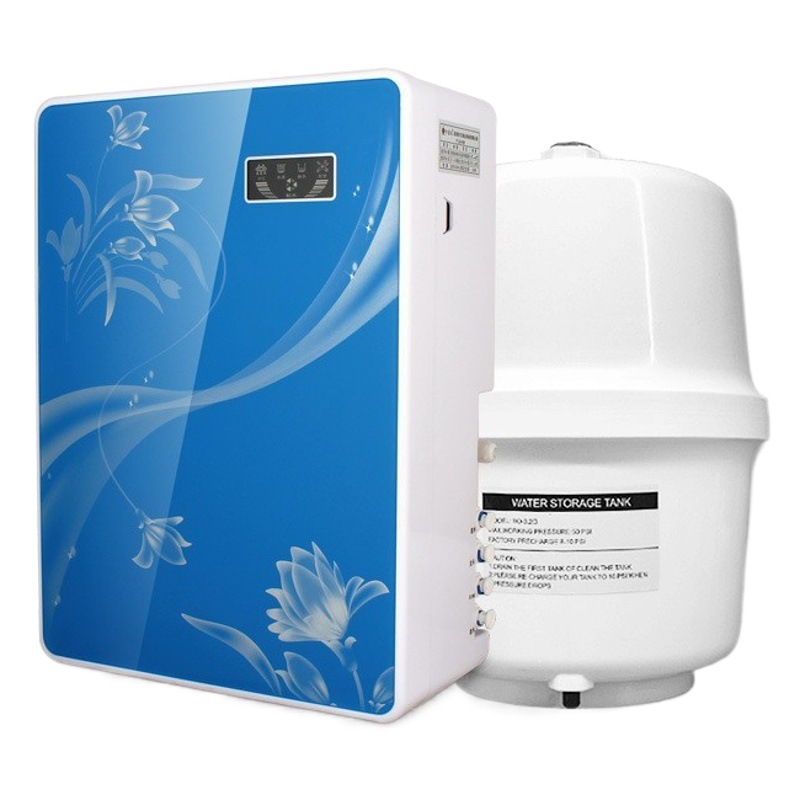 Purificador de agua de ósmosis inversa doméstica 75g doble salida de agua caja-tipo integrado ro máquina al por mayor Cocina eléctrica purificador de agua