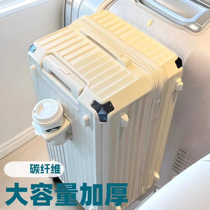 Large Capacity and High Color Value Trolley Case Thickened Strong and Durable Suitcase Universal Wheel Lightweight Anti-fall Code Luggage Case