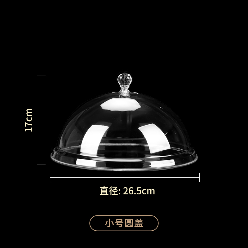 Plato de frutas con cubierta plástico acrílico transparente cubierta de polvo de alimentos redondeados snack mostrando plato de frutas secas lleno