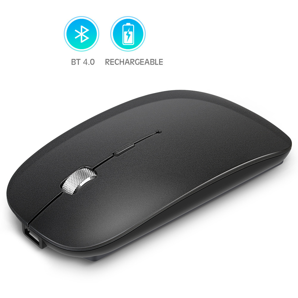 Rechargeable metal roller Bluetooth dual-mode mobile phone tablet wireless mouse_voghion.com